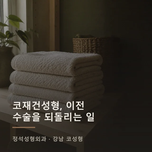 코재건성형, 이전 수술을 되돌리는 일